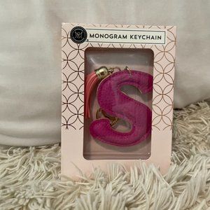 Monogram S Keychain